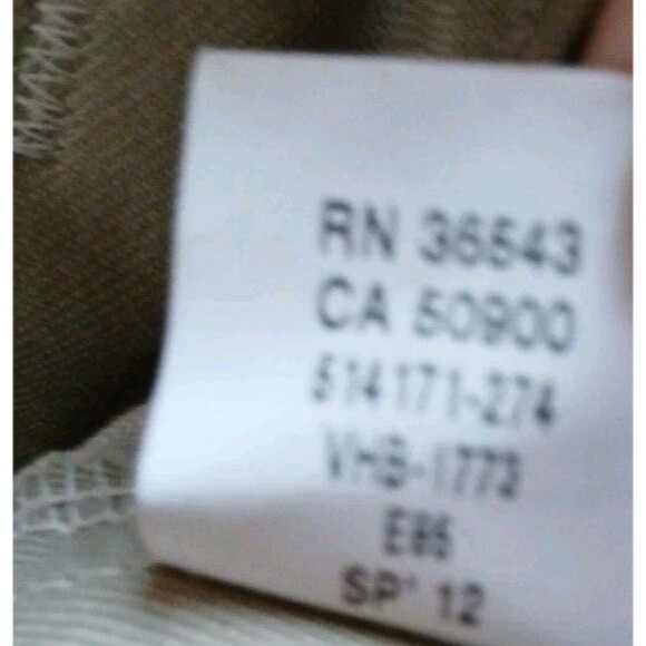 NWT MENS VanHusen W42/L29 Classic Fit-Wrinkle Free-Dress Pants "Stone" Light Tan - Picture 16 of 16